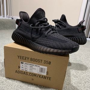 Adidas yeezy 350 v2 black static reflective